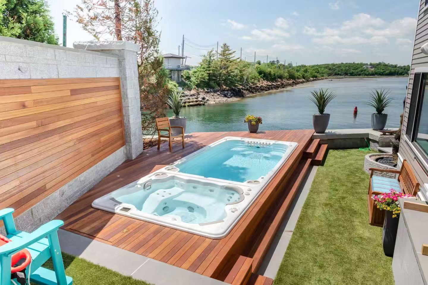 Hot tub swim spa Hot tub swim spa