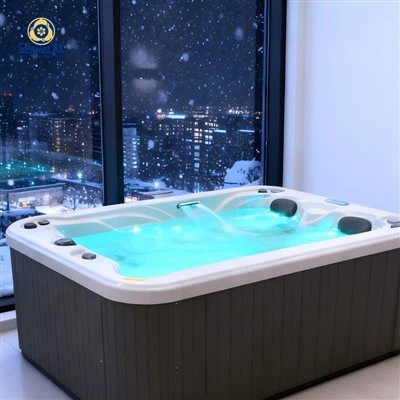 Massage Bath Tub For 3 Person